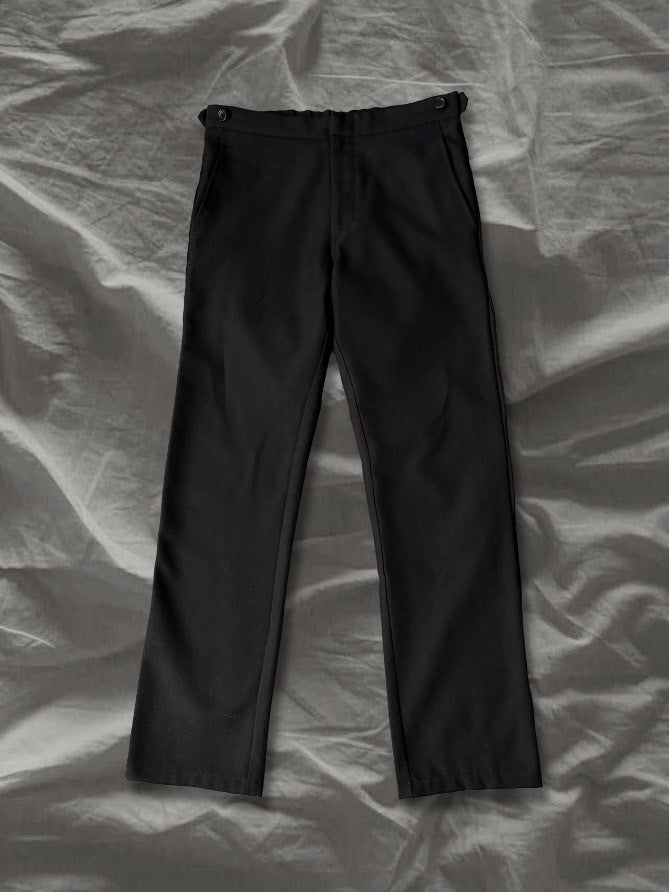 COMME des GAR AW98 Inside-Out Wool Pants Black Size S