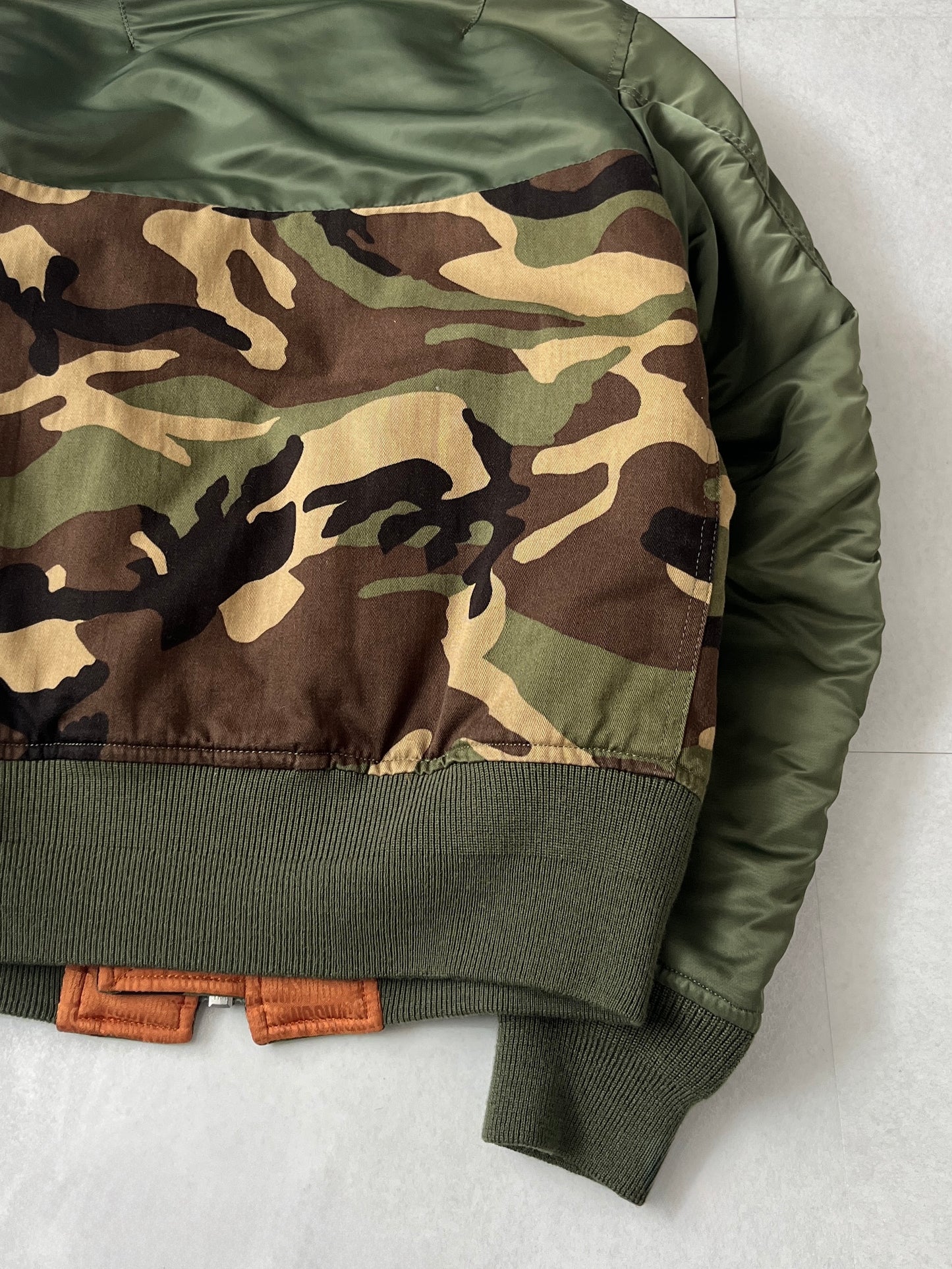 Swagger Multi Camo Nylon Jacket Size M