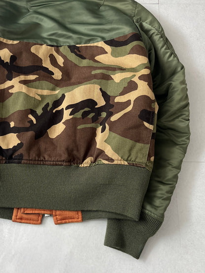 Swagger Multi Camo Nylon Jacket Size M