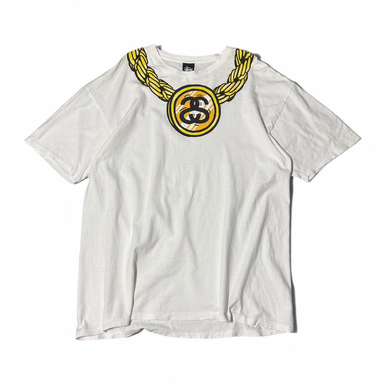 Vintage Stussy S/S Tee White Size XL