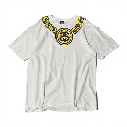 Vintage Stussy S/S Tee White Size XL