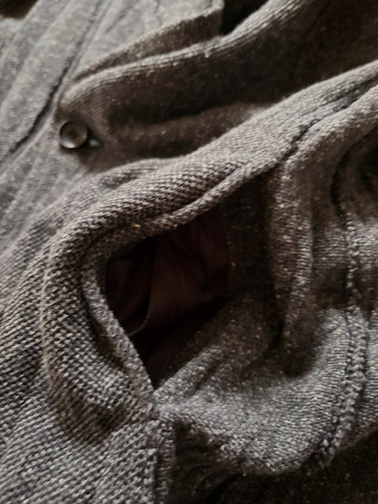 bajra Cotton Inside Out Layered Jacket Dark Grey Size 2
