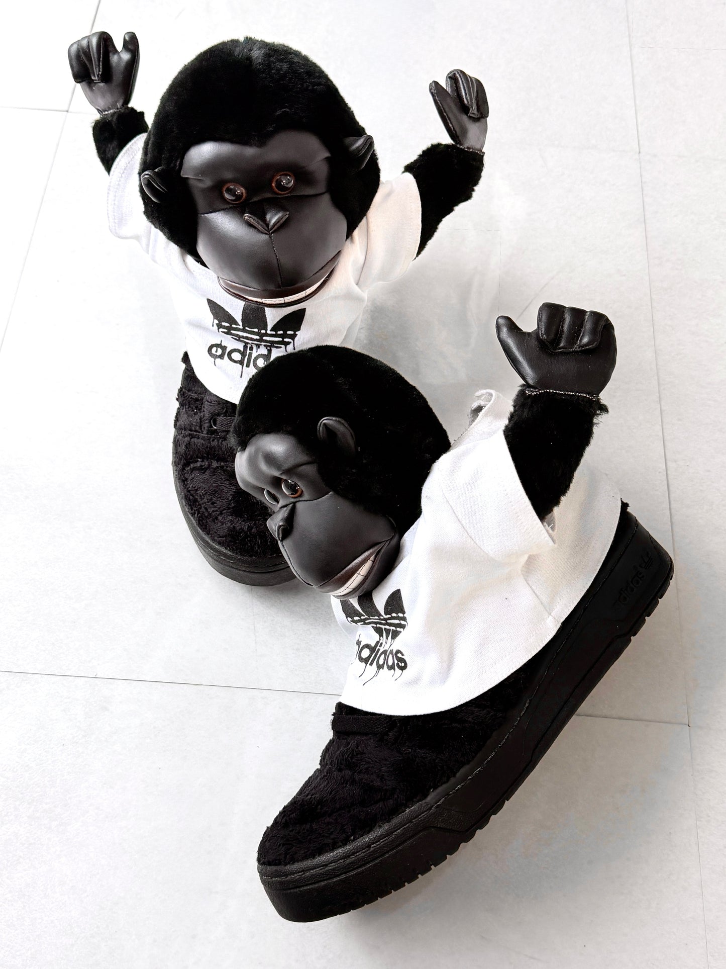 Jeremy Scott x Adidas Gorilla Design Sneakers Size 27.5cm