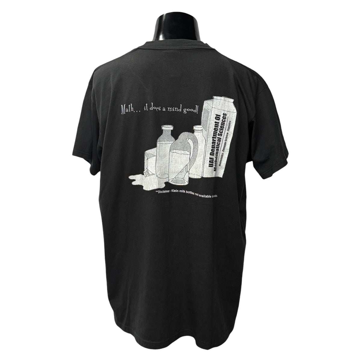 UAF Dept Of Math Sciences 90s-00s Got Math? T-Shirt Size XL