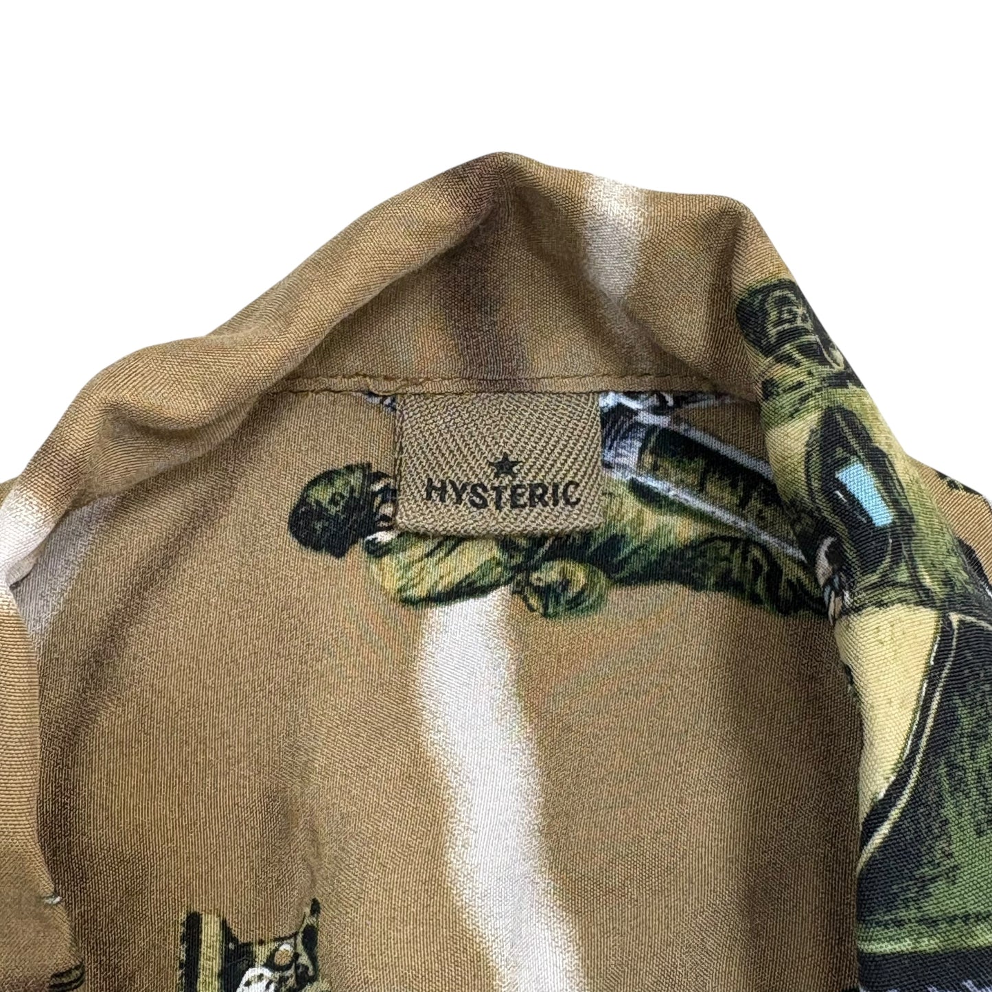 Japanese Brand 90's Hysteric Glamour Hawaian Shirt Size FREE