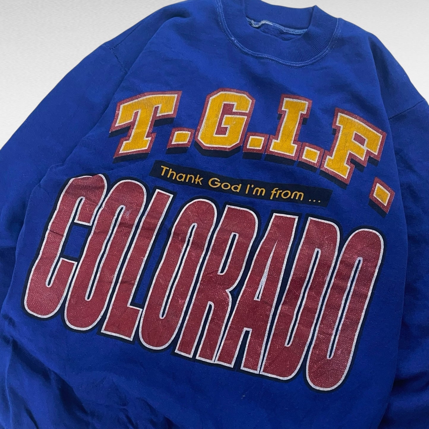 unknown 90s Sweatshirt Blue Size S