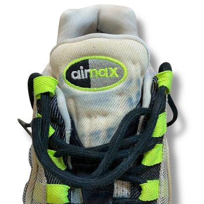 DENHAM NIKE AIR MAX 95 VOLT Yellow Sneakers Size 26.5cm