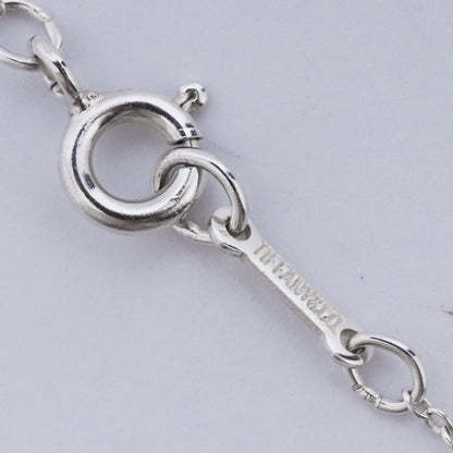 TIFFANY &CO Elsa Peretti Teardrop Necklace Silver Size F