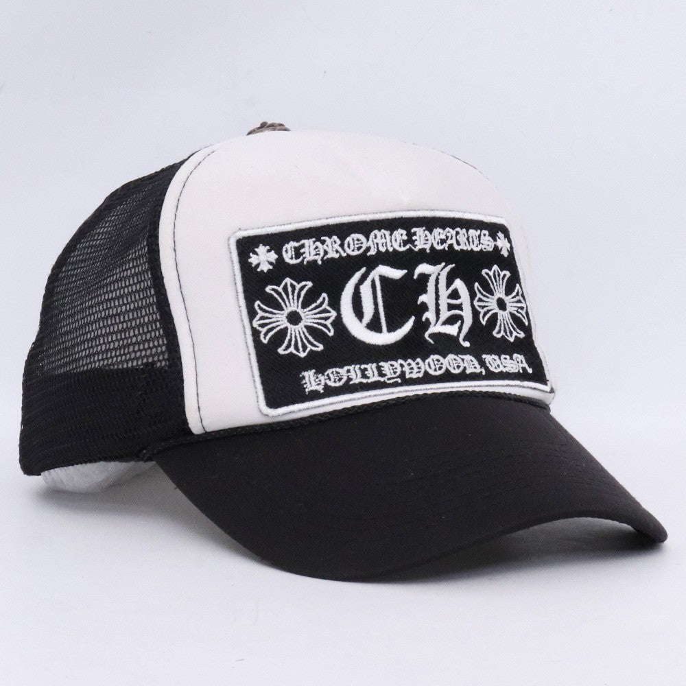 CHROME HEARTS OLD TRUCKER CAP Black Size F
