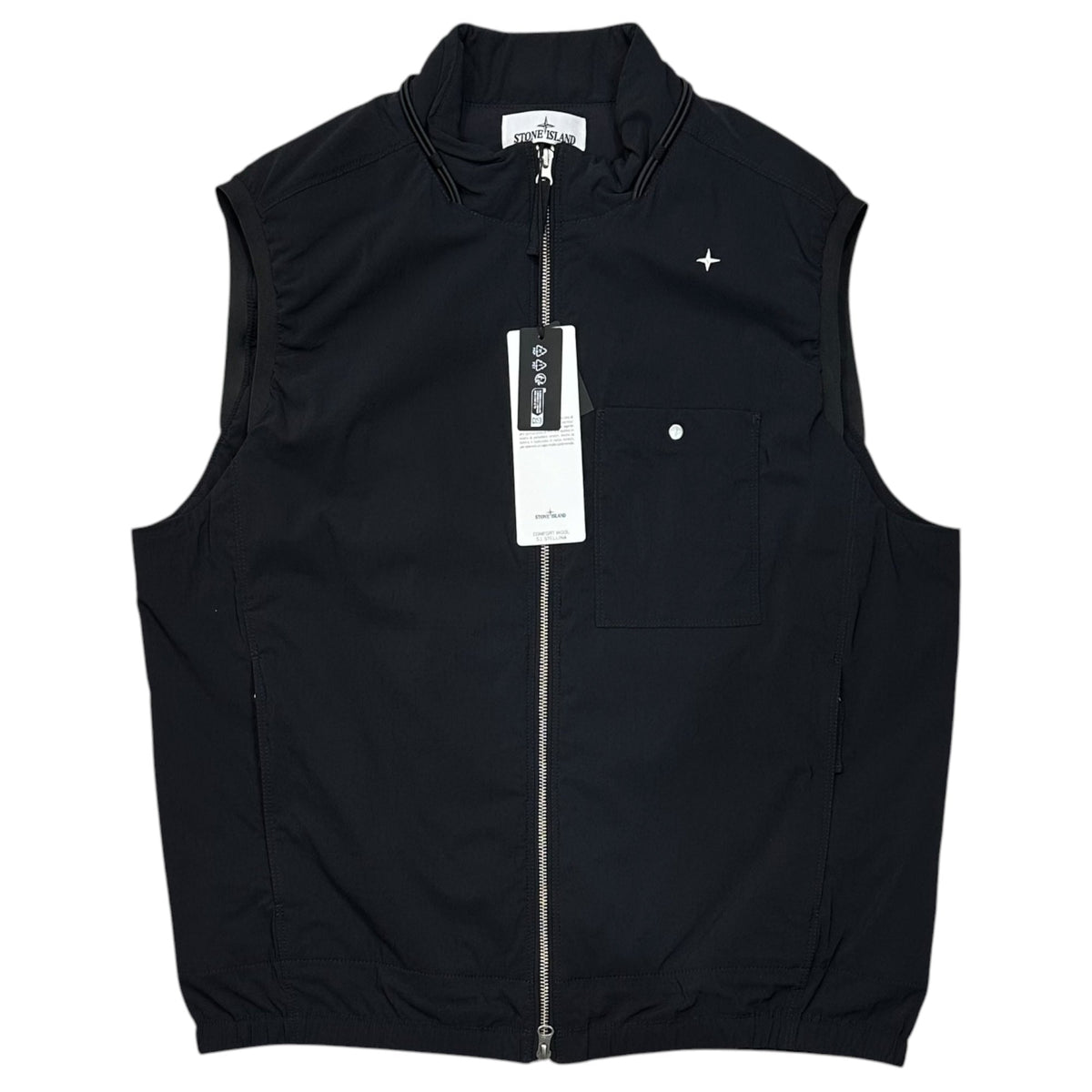 STONE ISLAND 24AW Stellina Wool Vest Dark Navy Size L