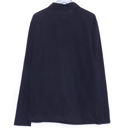 CHROME HEARTS OLD Cross Ball Horseshoe Polo Black Shirt Size M