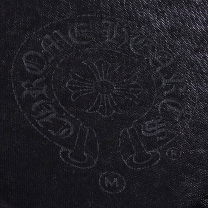 CHROME HEARTS Scroll Label USA V-Neck T-Shirt Black Size M