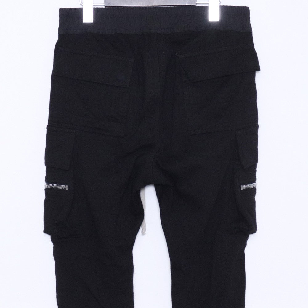 RICK OWENS 24SS Mastodon Cargo Pants Black Size 48