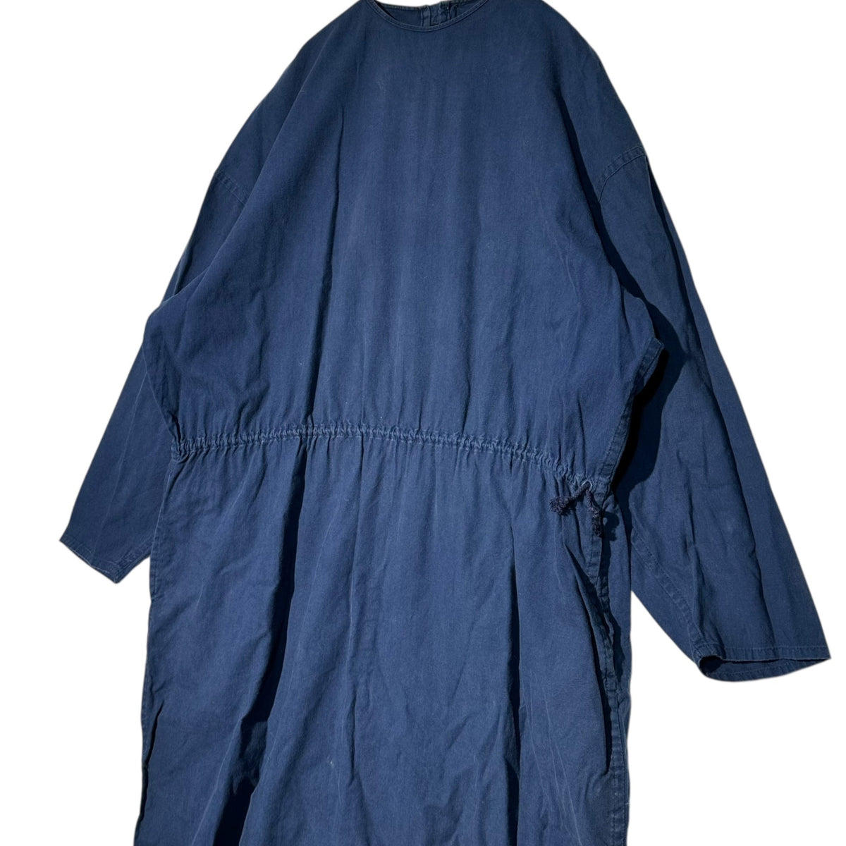 Y's 80s Long Sleeve Cotton Hospital Dress Blue Size FREE