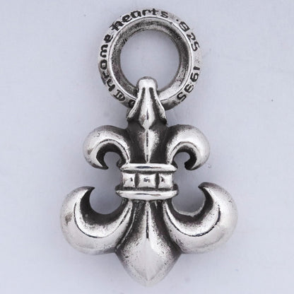 CHROME HEARTS OLD BS FLEUR Charm Silver Size F