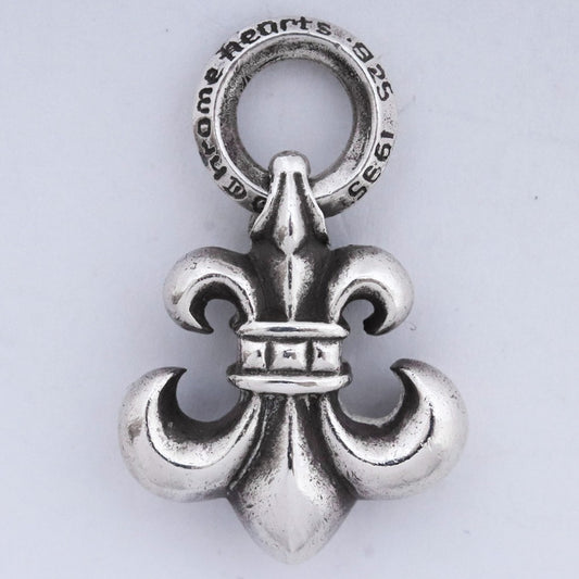 CHROME HEARTS OLD BS FLEUR Charm Silver Size F