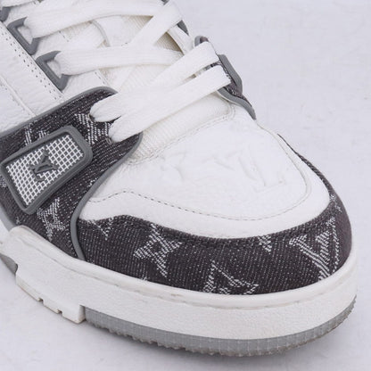 Louis Vuitton LV Trainer White Grey Sneakers Size 5