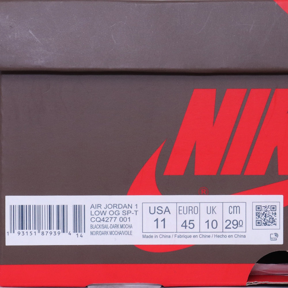 NIKE × TRAVIS SCOTT Air Jordan 1 Mocha Sneakers Size 29cm