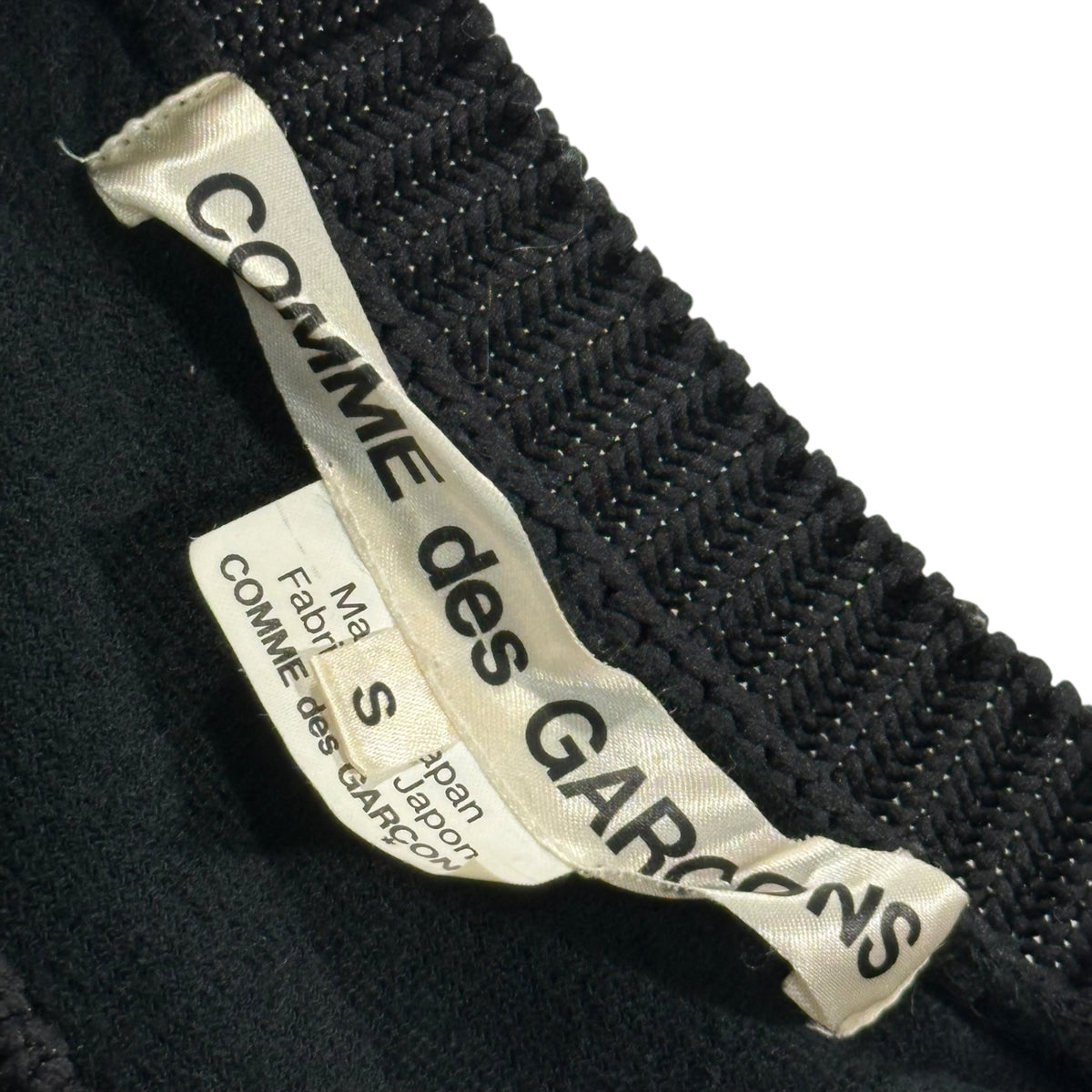 COMME des GARCONS 21AW Back Open Poly/Cotton Knit Size S