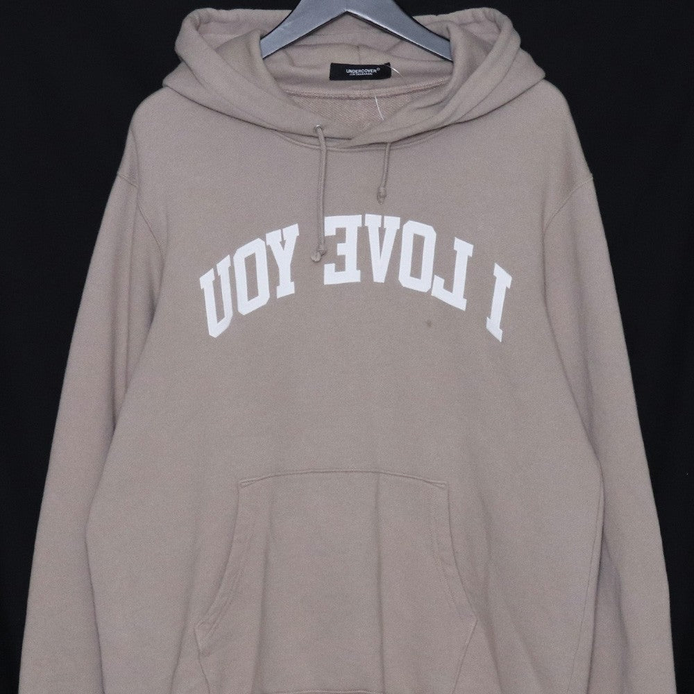 Undercover 23AW I LOVE YOU Hoodie Beige Size 2