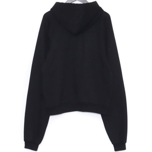 Balenciaga BB Logo Black Pullover Hoodie Size M