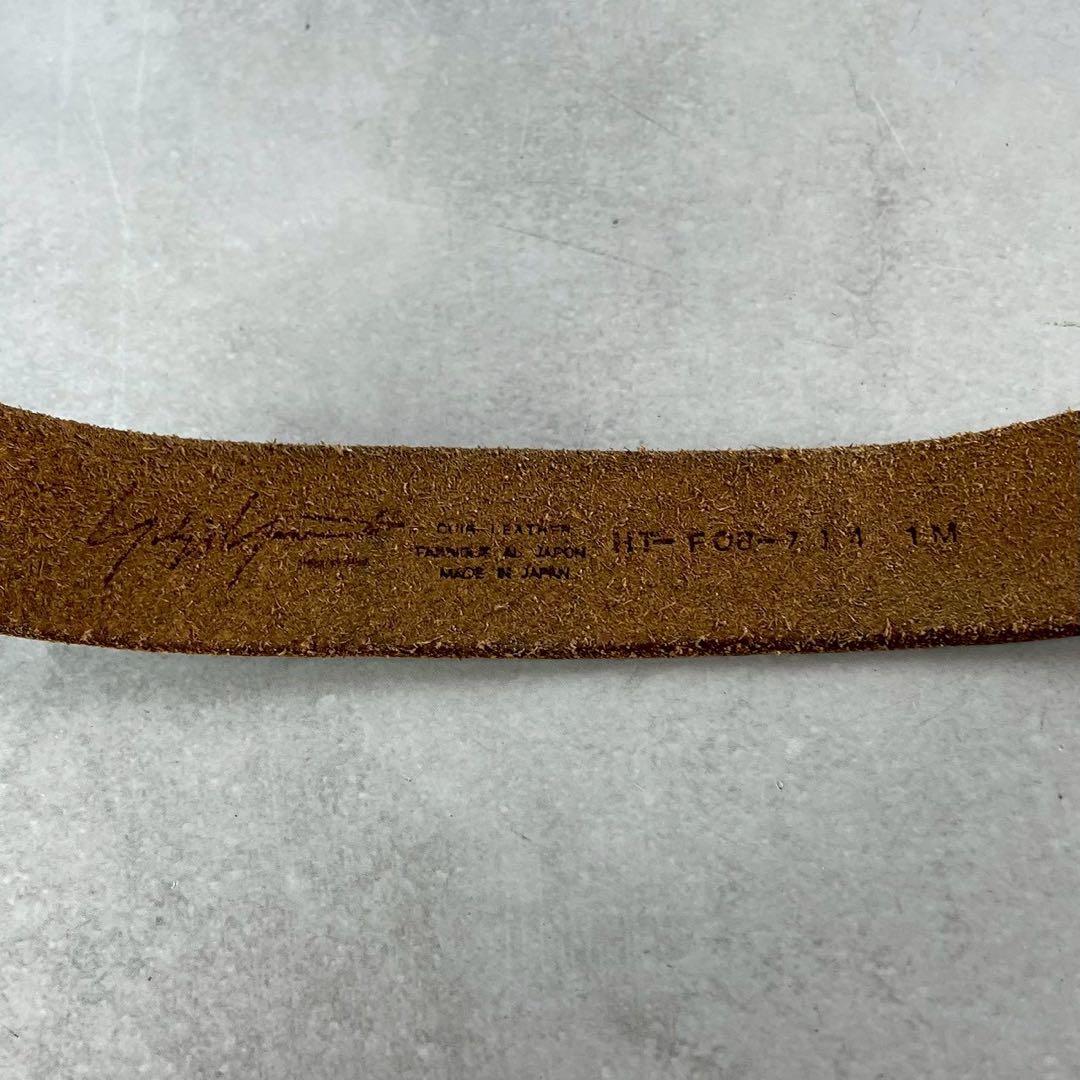 Vintage Yohji Yamamoto Accessory - Yohji Yamamoto POUR HOMME Leather Belt Black - Authentic Archive