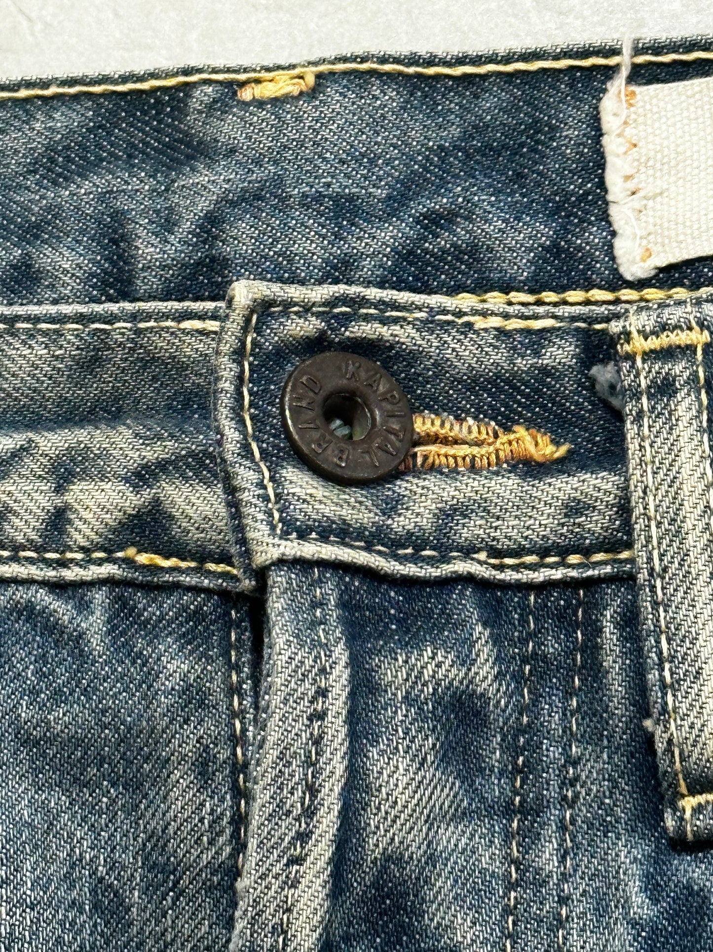 Kapital - Kapital 5P Monkey CISCO Sashiko Denim Pants Size W30