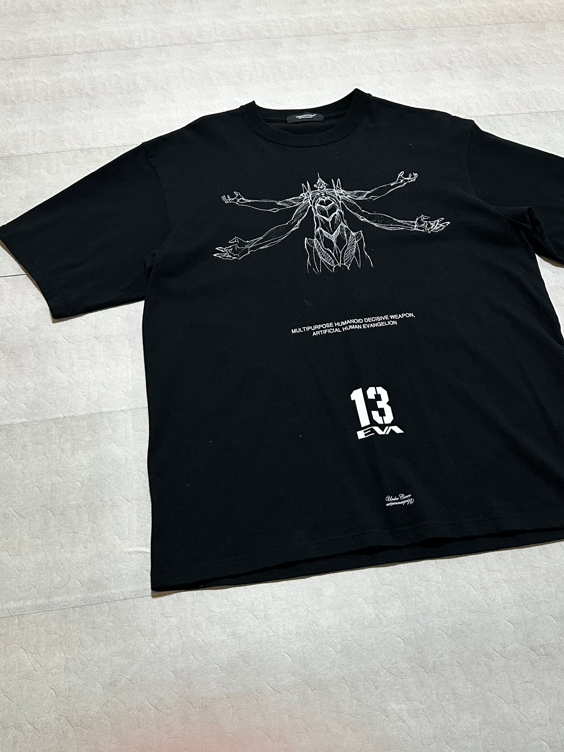 Undercover - Undercover x Evangelion 13 Tee Black Size 4