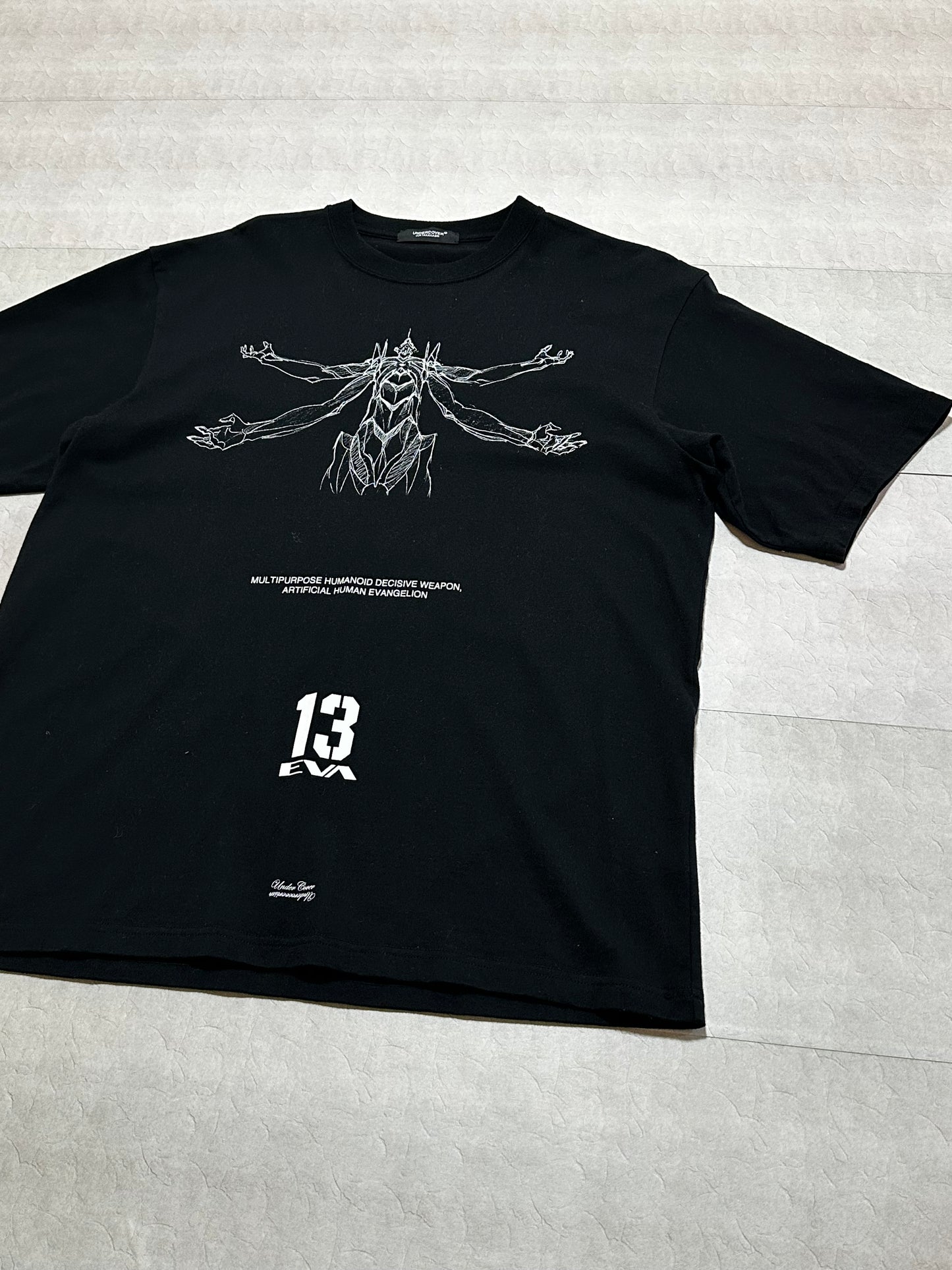 Undercover - Undercover x Evangelion 13 Tee Black Size 4
