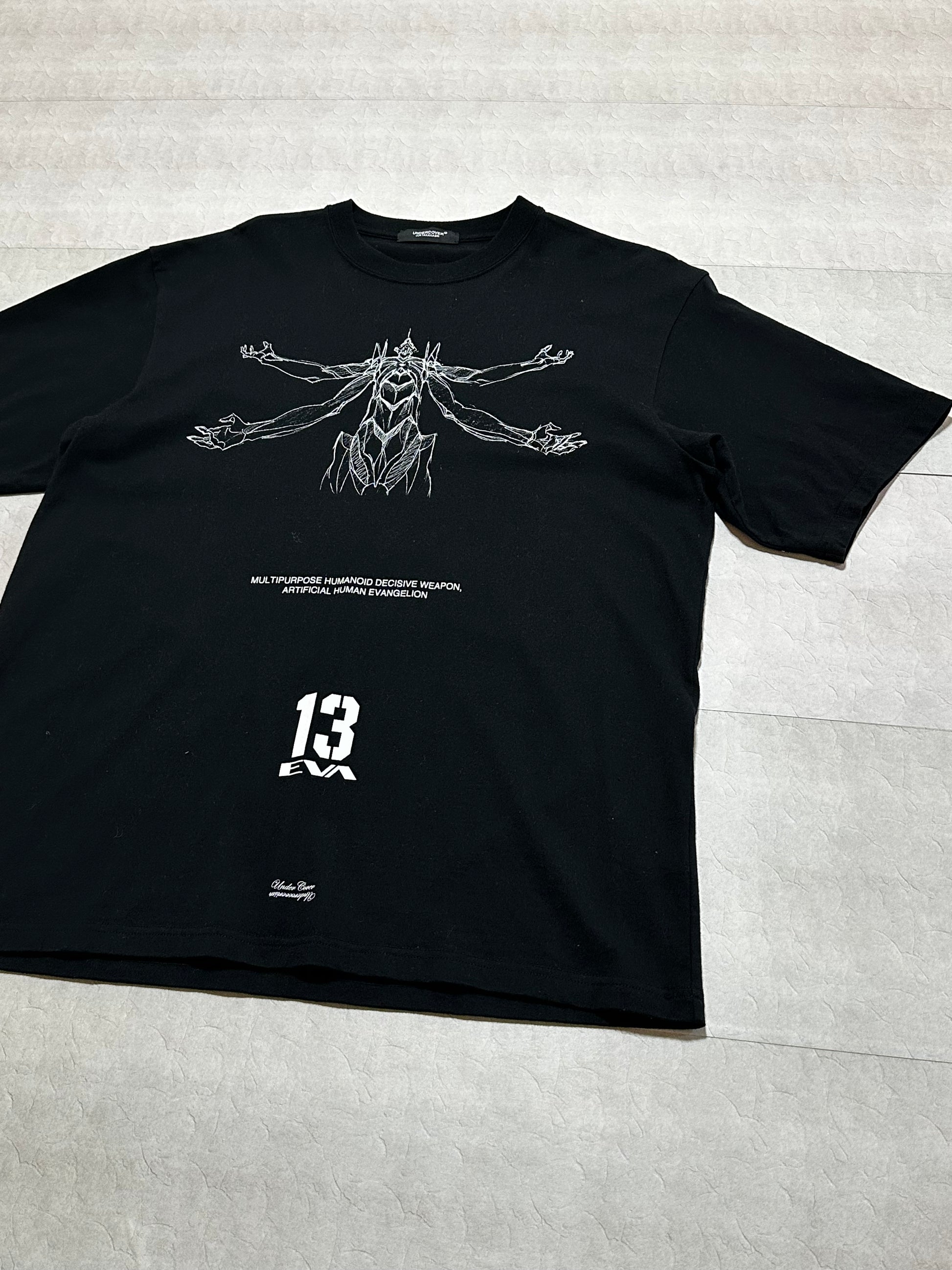 Undercover - Undercover x Evangelion 13 Tee Black Size 4