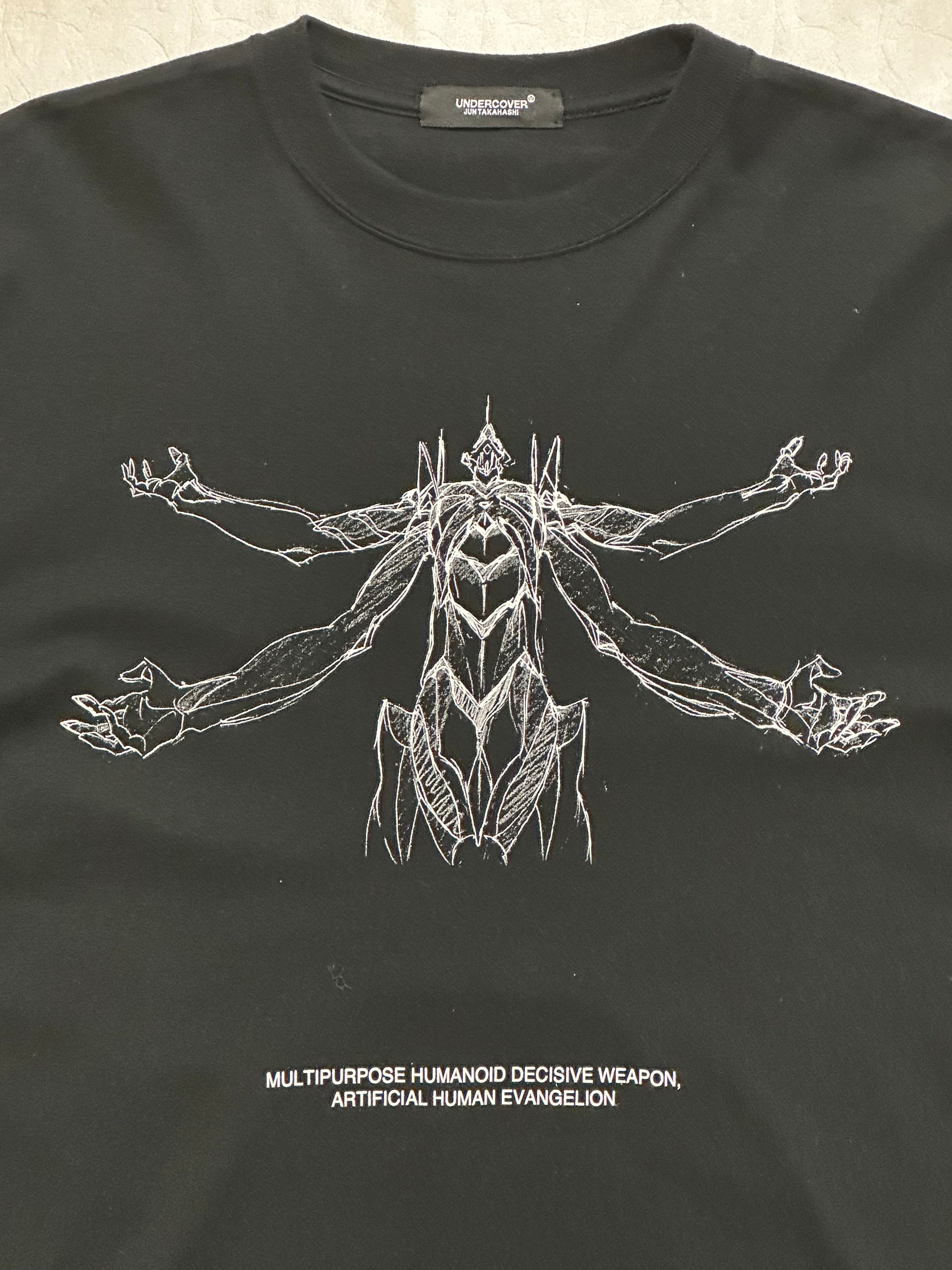 Undercover - Undercover x Evangelion 13 Tee Black Size 4