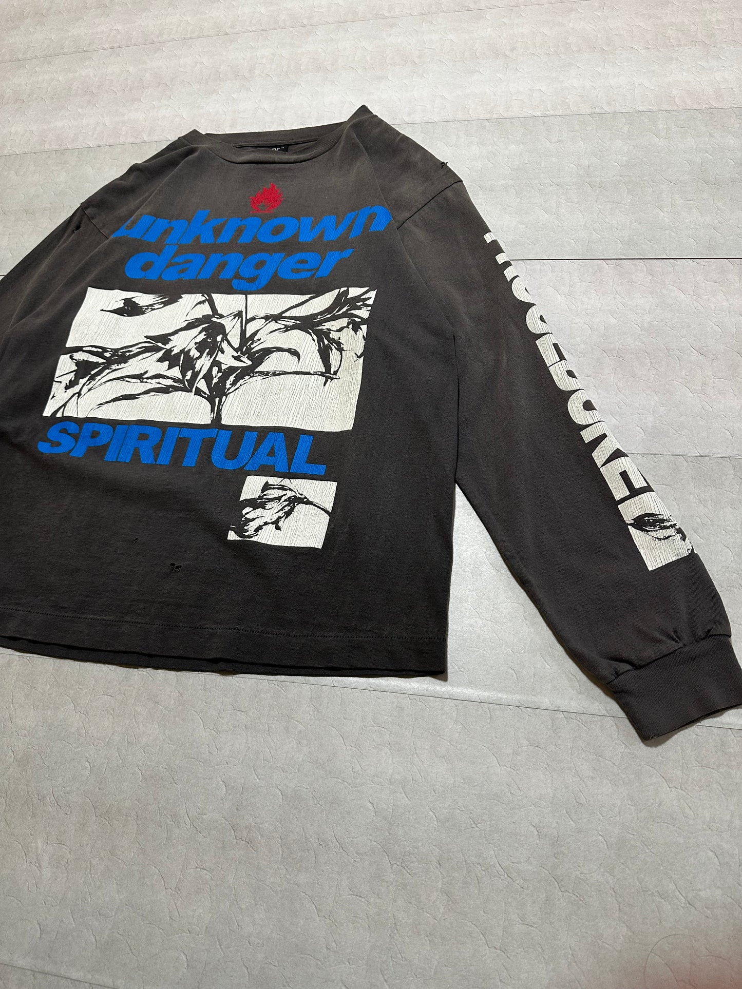 Saint Michael - Saint Michael violent beauty Long Sleeve Tee Size M