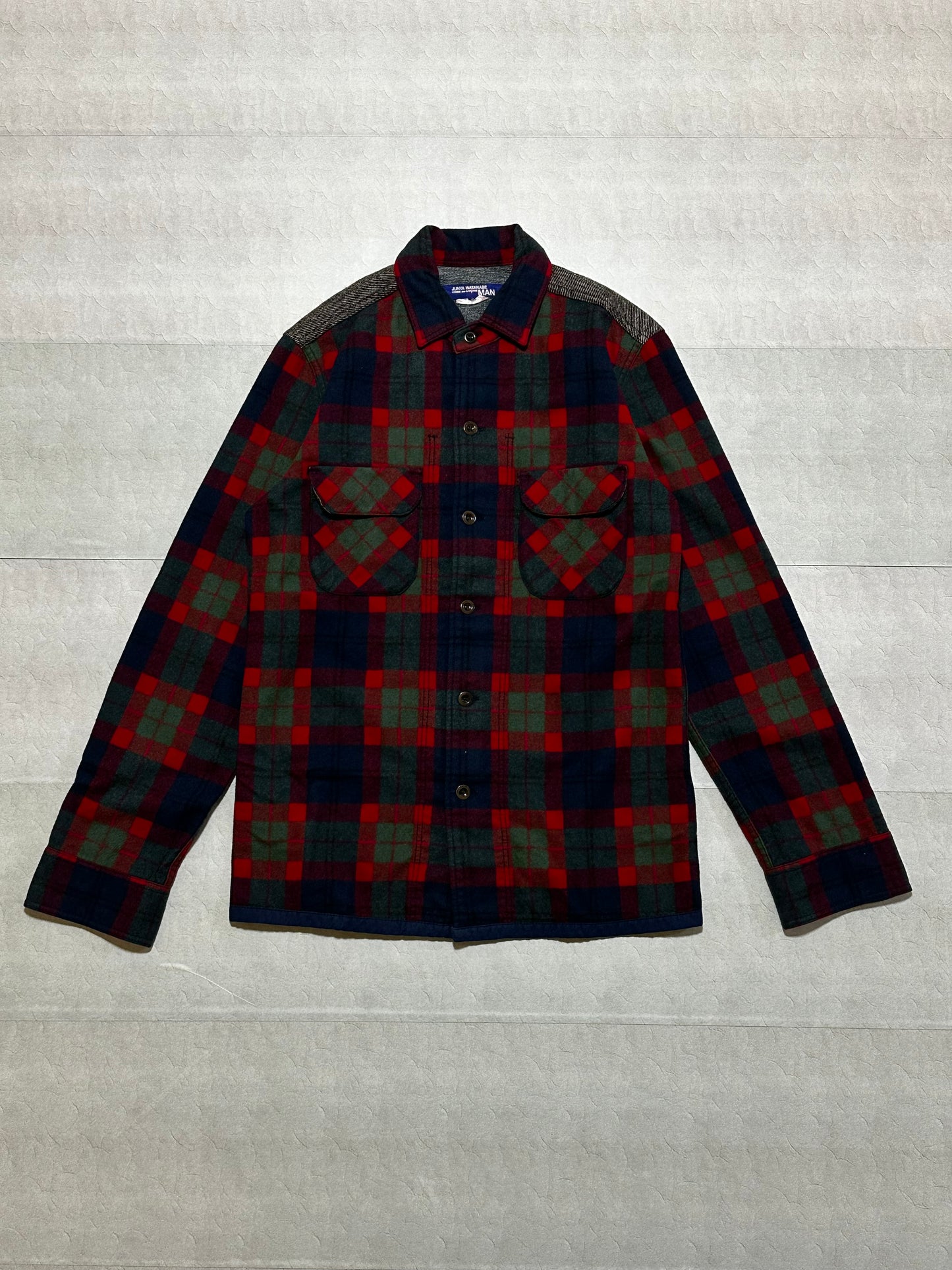 Comme des Garcons - Comme des Garcons x Junya Watanabe Flannel Shirts Size S