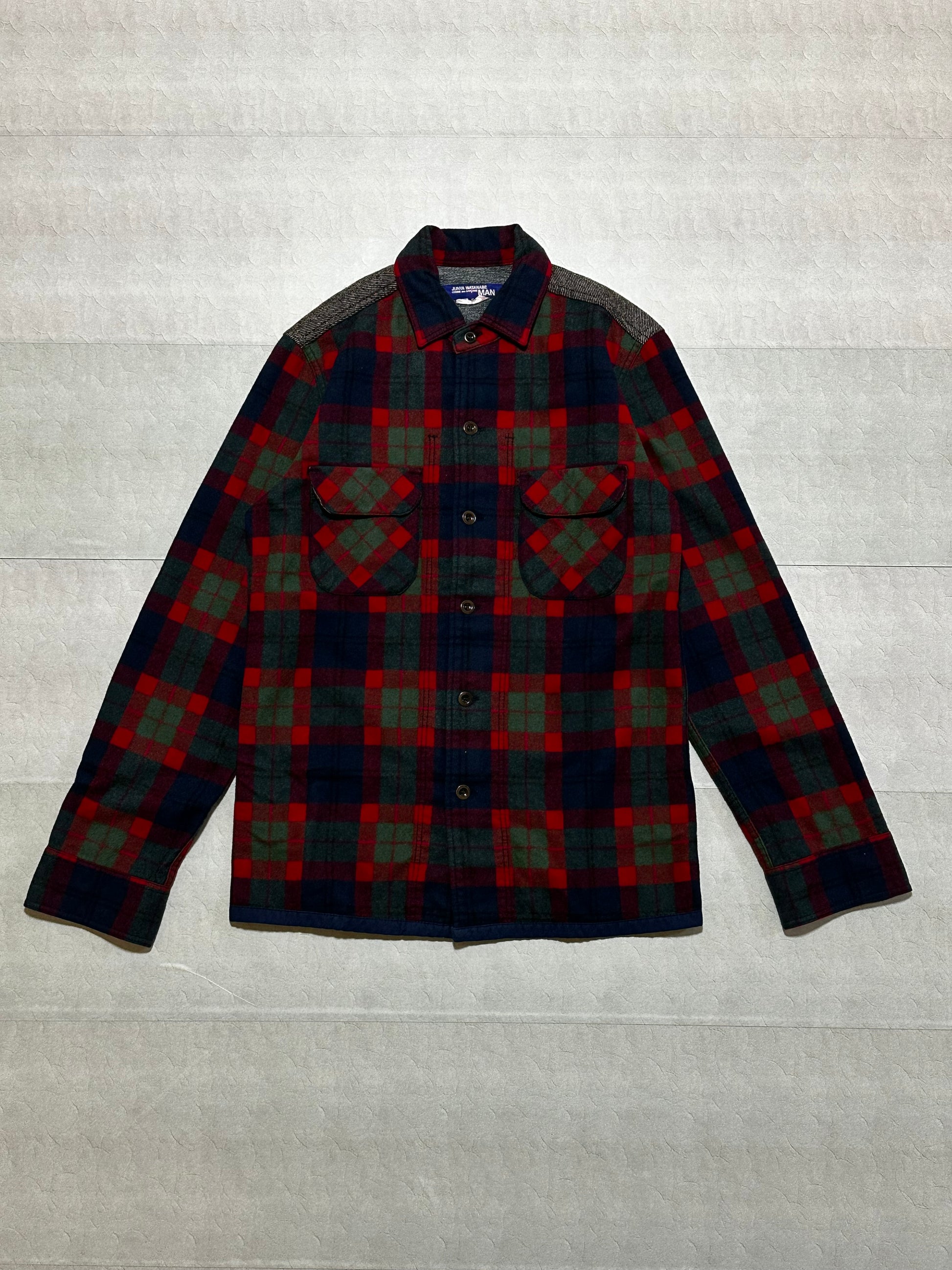Comme des Garcons - Comme des Garcons x Junya Watanabe Flannel Shirts Size S