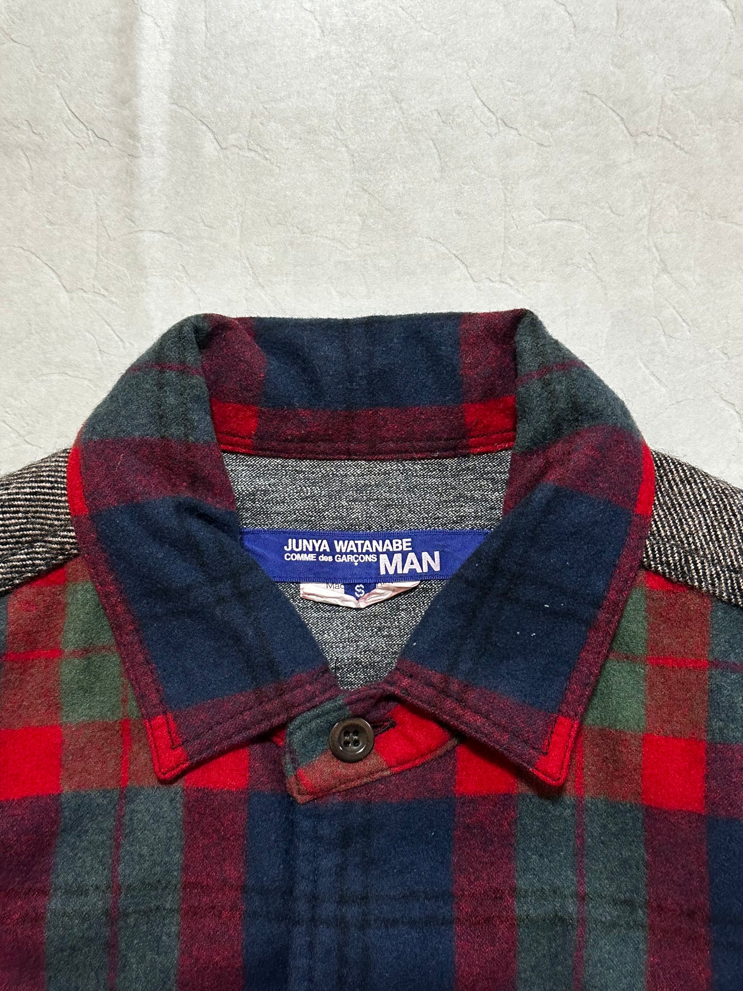 Comme des Garcons - Comme des Garcons x Junya Watanabe Flannel Shirts Size S