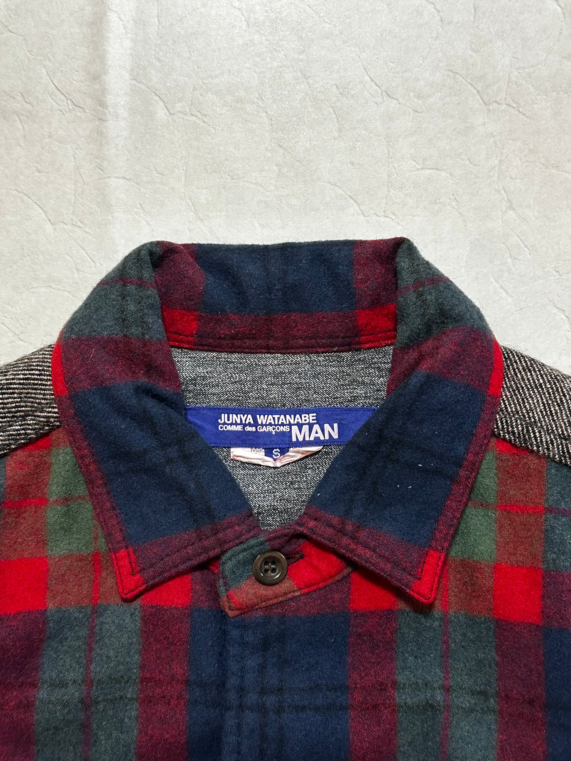 Comme des Garcons - Comme des Garcons x Junya Watanabe Flannel Shirts Size S