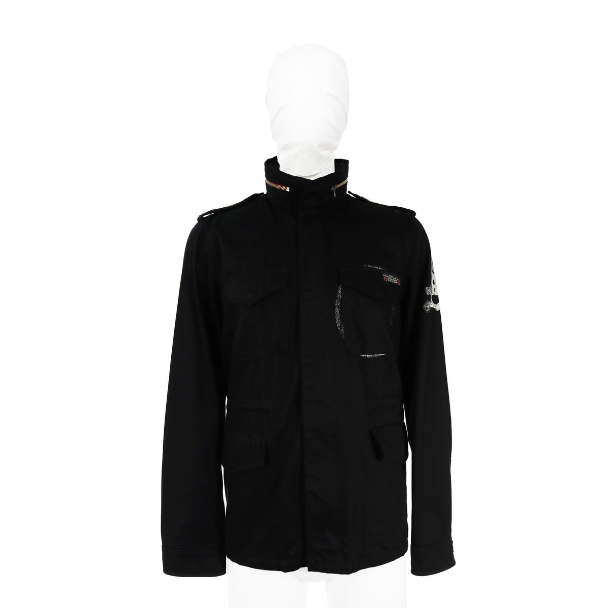 AFFA Black Cotton Nylon Jacket Size L