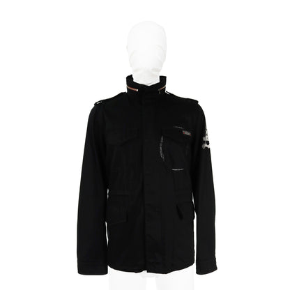 AFFA Black Cotton Nylon Jacket Size L