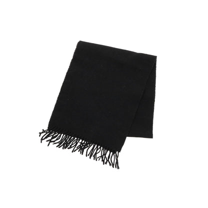 RAF SIMONS 03AW Black Wool Scarf