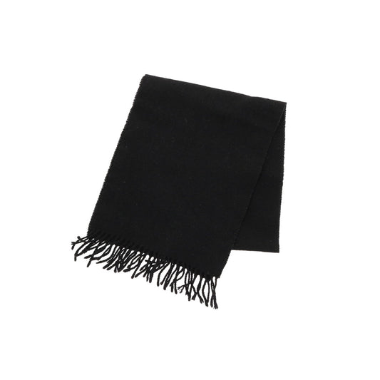 RAF SIMONS 03AW Black Wool Scarf