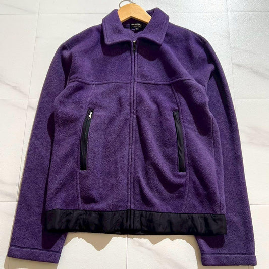 Vintage Comme des Garcons Outwear - COMME des GARÇONS HOMME PLUS 05AW Fleece Jacket Purple Size M - Authentic Archive