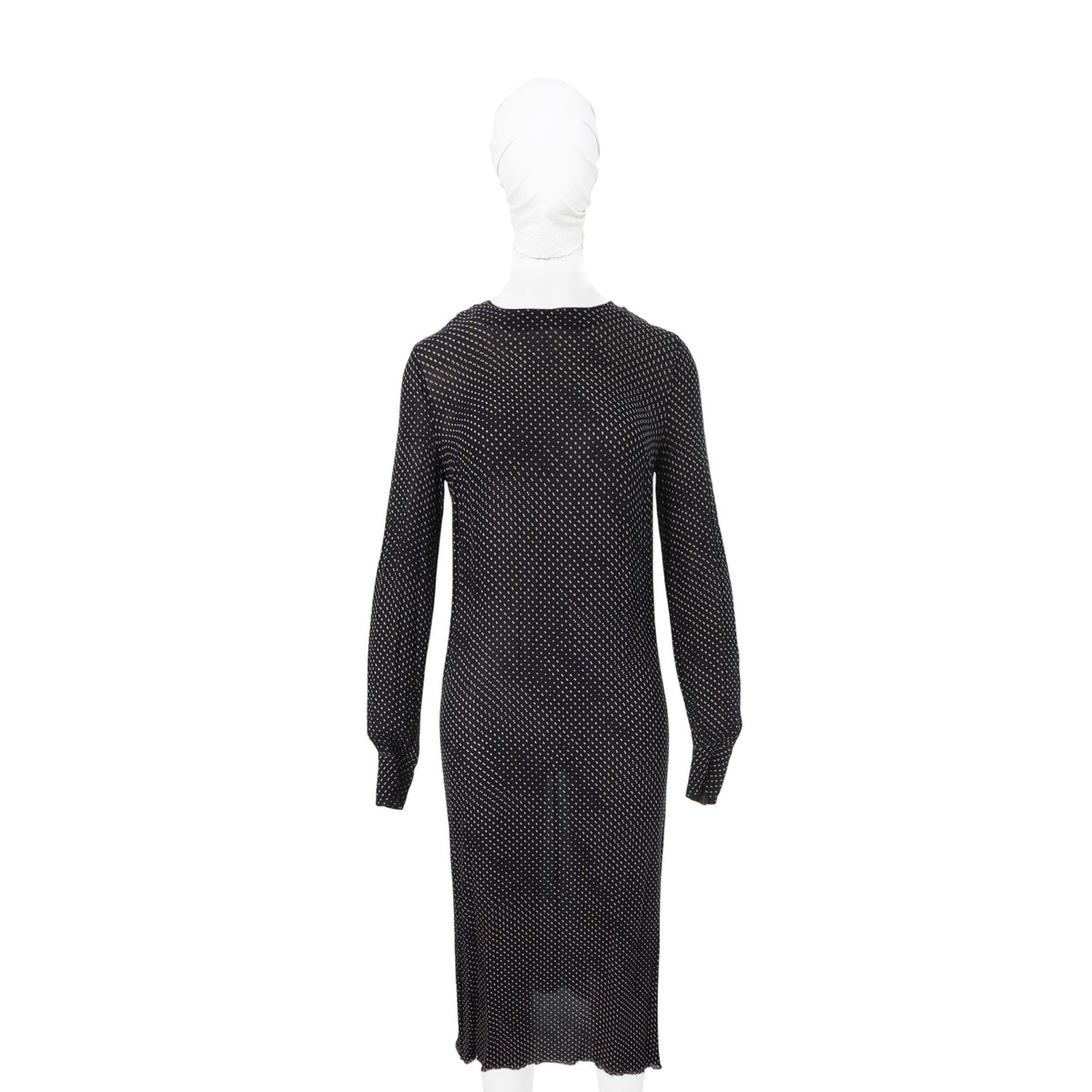 Maison Martin Margiela 2002 A/W Black Rayon Dress Size 38