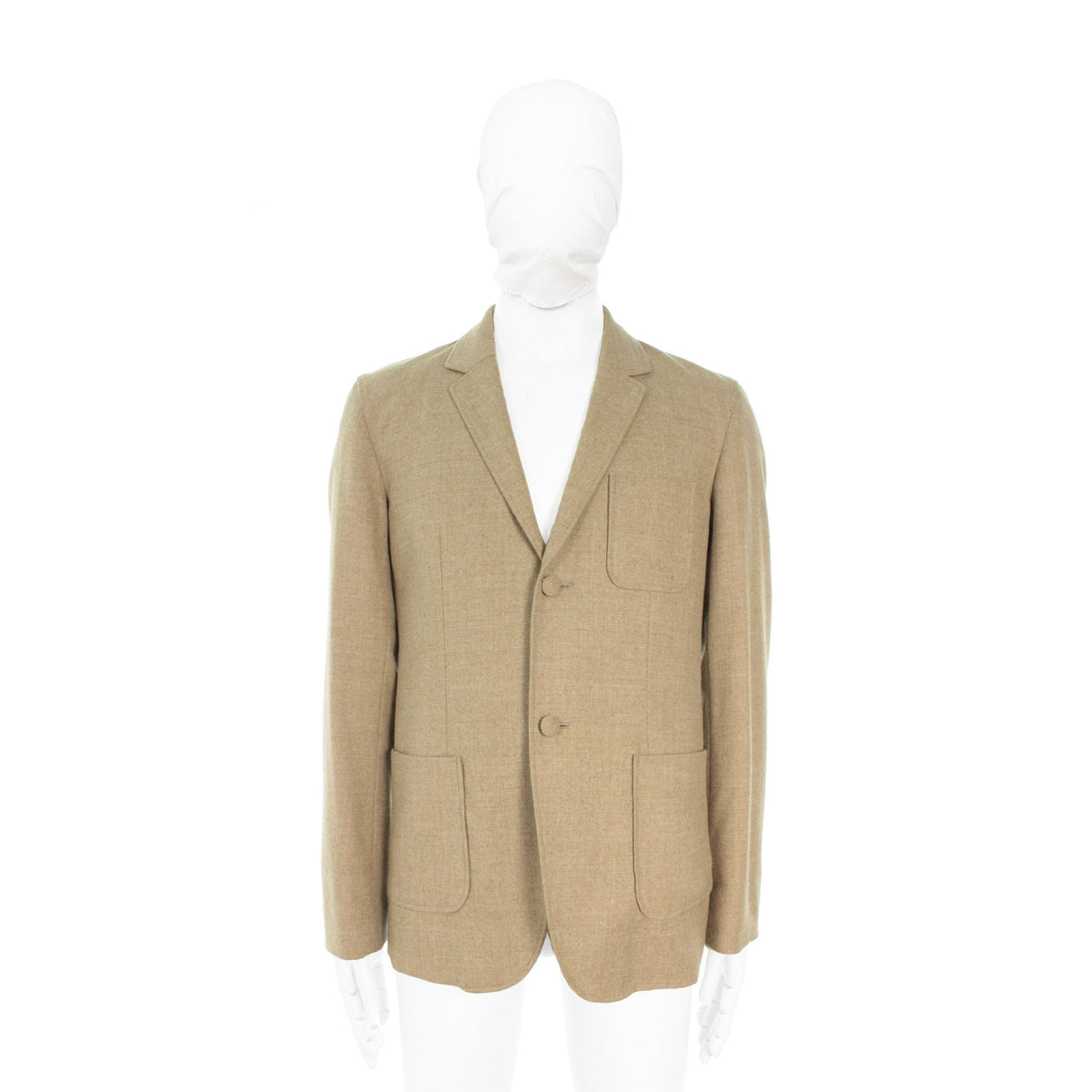 A BATHING APE x NUMBER (N)INE x BAPE 2000 FW Wool Blend Coat Beige Size 2