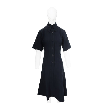 Celine CÉLINE by Phoebe Philo Navy Polyester Dress Size 34