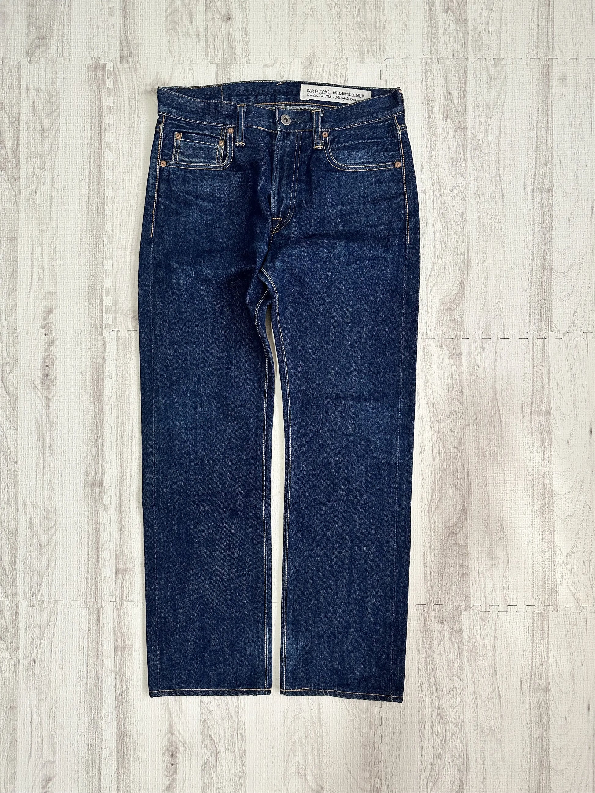 Kapital - KAPITAL Selvedge Denim Pants Indigo Size 29 M