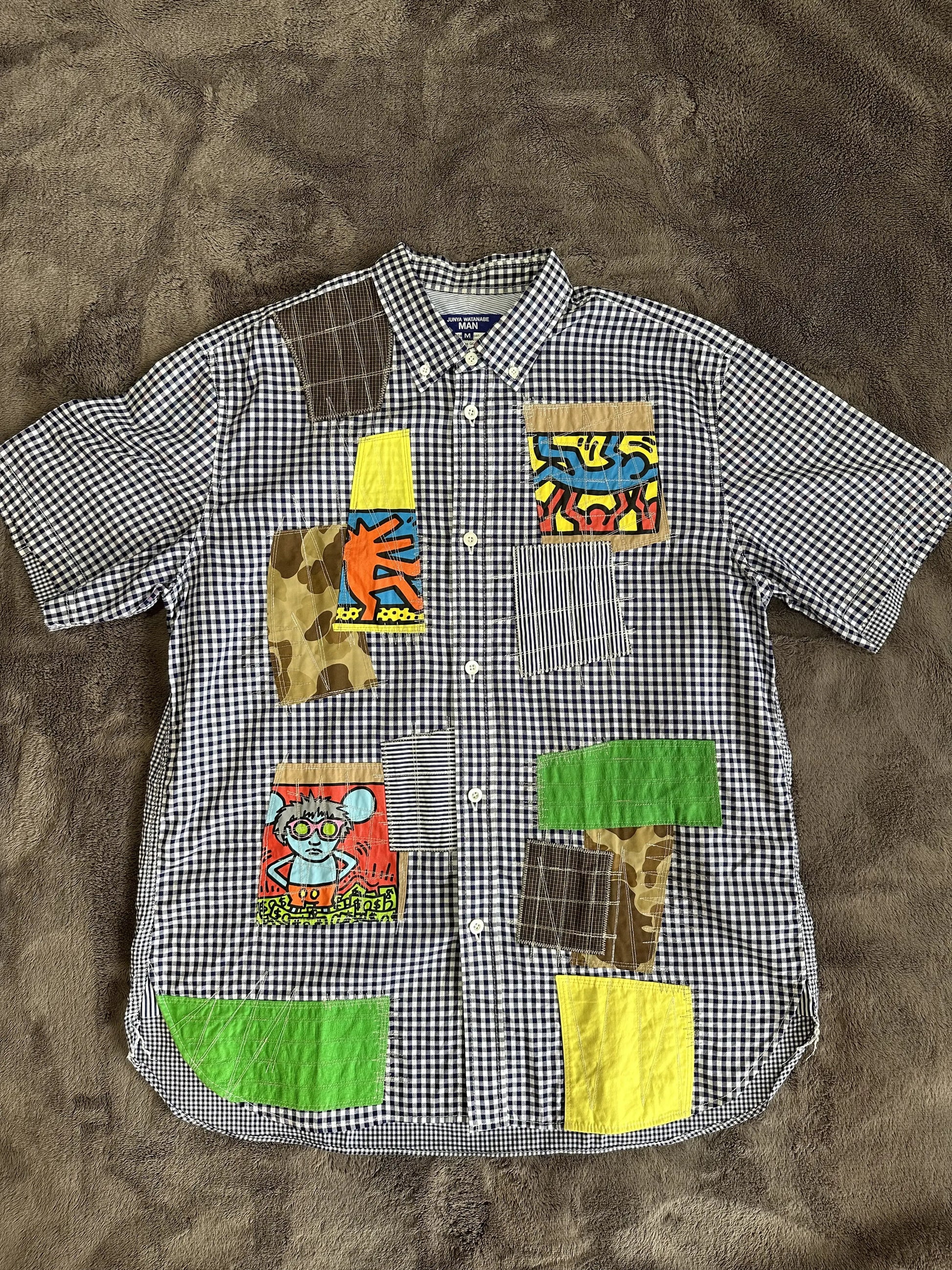 Vintage Comme des Garcons Tops - COMME des GARCONS JUNYA WATANABE MAN×Keith Haring 22SS Shirt - Authentic Archive