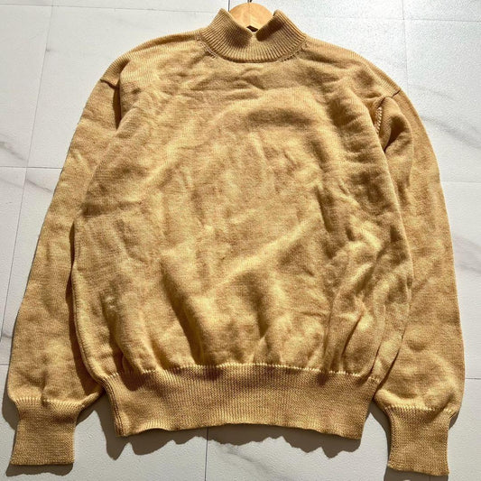 Vintage Yohji Yamamoto Tops - Yohji Yamamoto POUR HOMME 80s Long Sleeve Knit Yellow Size L - Authentic Archive