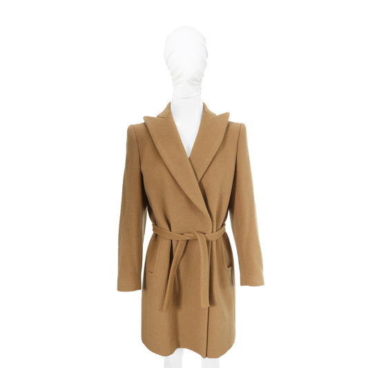Maison Martin Margiela 96AW Beige Wool Coat Size 38