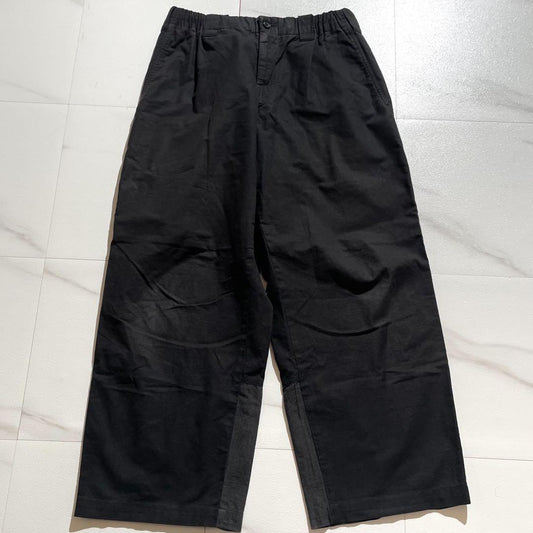 Vintage Yohji Yamamoto Bottoms - Y's for men Easy Wide Pants Cotton Black Size L - Authentic Archive