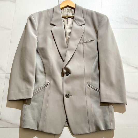 Vintage Issey Miyake Outwear - ISSEY MIYAKE MEN 93SS Tailored Jacket Gray Size L - Authentic Archive